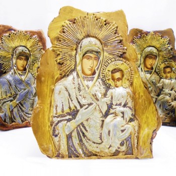 ΑΚΤΙΝΟΒΟΛΟΥΣΑ ΘΕΟΤΟΚΟΣ - Επιτραπέζια Πέτρα (21cm)