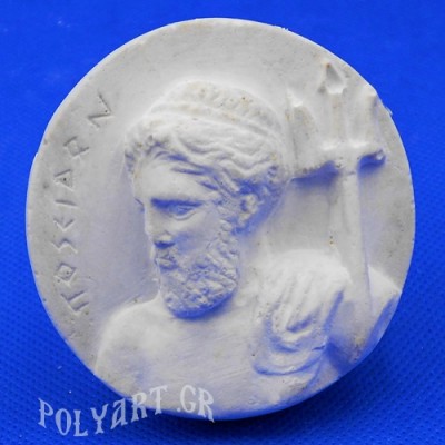 Ποσειδών - Στρογγυλό Μαγνητάκι ψυγείου