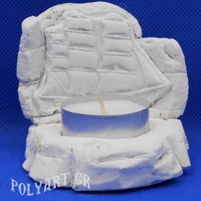 Ιστιοφόρο Μινιατούρα - Κηροπήγιο Ρεσώ