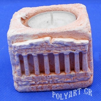 Παρθενώνας Εμπρόσθια Όψη - Κηροπήγιο Ρεσώ