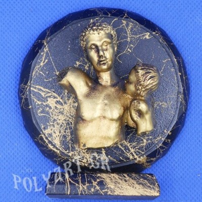 Ερμής του Πραξιτέλη -Στρογγυλό  Επιτραπέζιο Διακοσμητικό