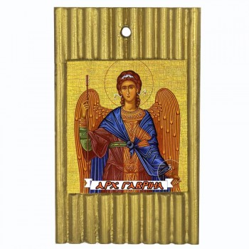 ΑΡΧΑΓΓΕΛΟΣ ΓΑΒΡΙΗΛ - Ριγέ Κεραμική Εικονίτσα 