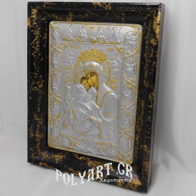 ΠΑΝΑΓΙΑ ΑΞΙΟΝ ΕΣΤΙ – (Ασημένια 45cm Μαύρη)