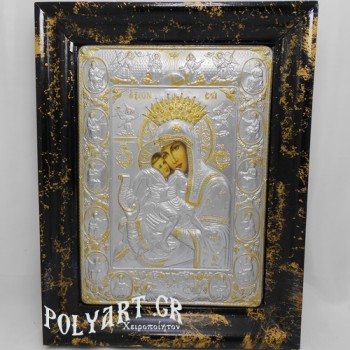 ΠΑΝΑΓΙΑ ΑΞΙΟΝ ΕΣΤΙ – (Ασημένια 45cm Μαύρη)