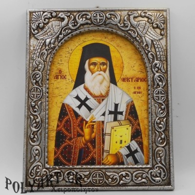 ΑΓΙΟΣ ΝΕΚΤΑΡΙΟΣ - Ασημένια 23cm