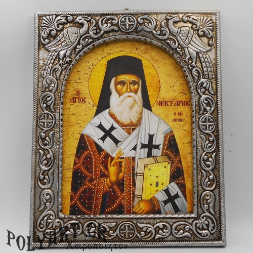 ΑΓΙΟΣ ΝΕΚΤΑΡΙΟΣ - Ασημένια 23cm