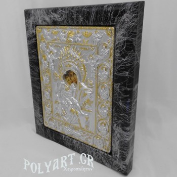 ΠΑΝΑΓΙΑ ΑΞΙΟΝ ΕΣΤΙ – (Ασημένια 28cm-Μαύρη)