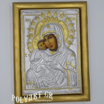 ΠΑΝΑΓΙΑ ΘΕΟΤΟΚΟΣ Ασημένια– (Μεσαία 22cm)