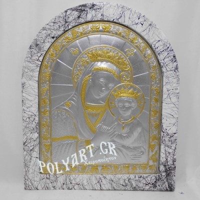 ΠΑΝΑΓΙΑ ΘΕΟΤΟΚΟΣ– - Ασημένια 29cm