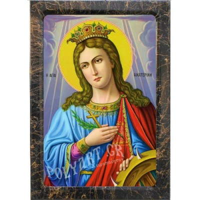 ΑΓΙΑ ΑΙΚΑΤΕΡΙΝΗ – Εικόνα Τεχνοτροπίας