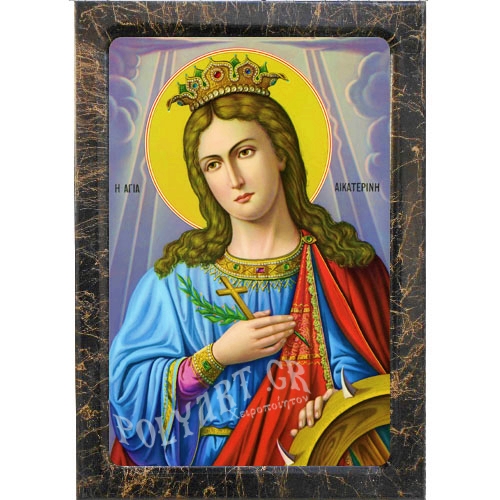 ΑΓΙΑ ΑΙΚΑΤΕΡΙΝΗ – Εικόνα Τεχνοτροπίας