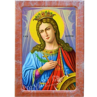 ΑΓΙΑ ΑΙΚΑΤΕΡΙΝΗ – Εικόνα Τεχνοτροπίας