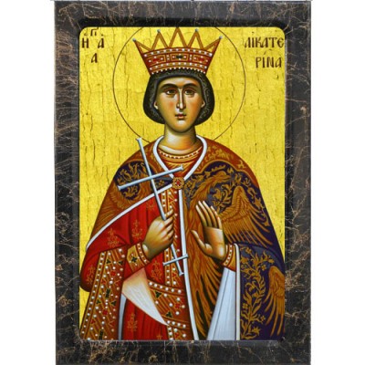 ΑΓΙΑ ΑΙΚΑΤΕΡΙΝΗ – Εικόνα Τεχνοτροπίας