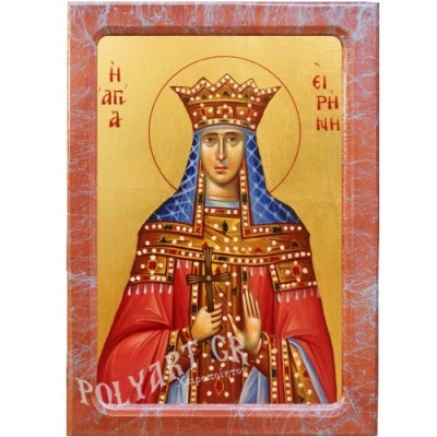 ΑΓΙΑ ΕΙΡΗΝΗ – Εικόνα με Τεχνοτροπία