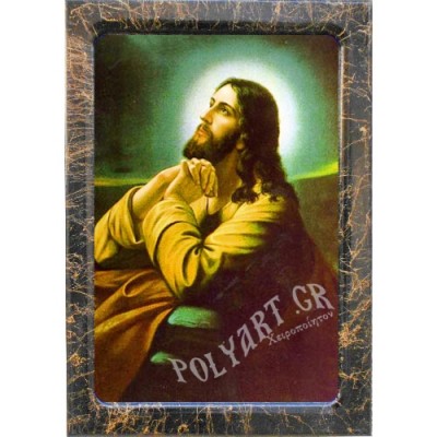 ΙΗΣΟΥΣ ΧΡΙΣΤΟΣ ΠΡΟΣΕΥΧΟΜΕΝΟΣ – Εικόνα Τεχνοτροπίας