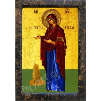 ΠΑΝΑΓΙΑ ΓΕΡΟΝΤΙΣΣΑ – Εικόνα Τεχνοτροπίας