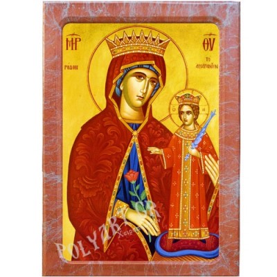 ΠΑΝΑΓΙΑ ΡΟΔΟΝ ΑΜΑΡΑΝΤΟΝ – Εικόνα Τεχνοτροπίας