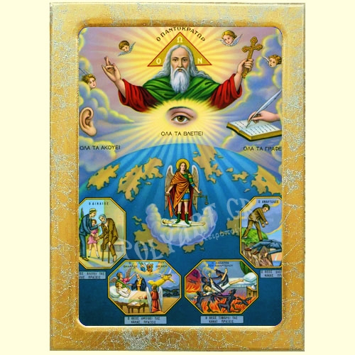 ΙΗΣΟΥΣ ΧΡΙΣΤΟΣ ΠΑΝΤΟΚΡΑΤΩΡ – Εικόνα Τεχνοτροπίας