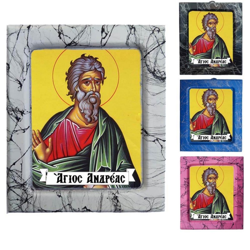 Άγιος Ανδρέας - Κεραμική Εικονούλα Τεχνοτροπίας 