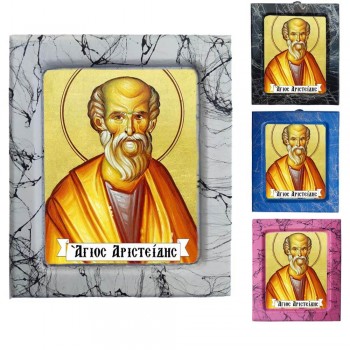 Άγιος Αριστείδης - Κεραμική Εικονούλα Τεχνοτροπίας 