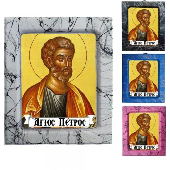 Άγιος Πέτρος - Κεραμική Εικονούλα Τεχνοτροπίας 