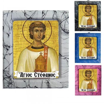 Άγιος Στέφανος - Κεραμική Εικονούλα Τεχνοτροπίας 