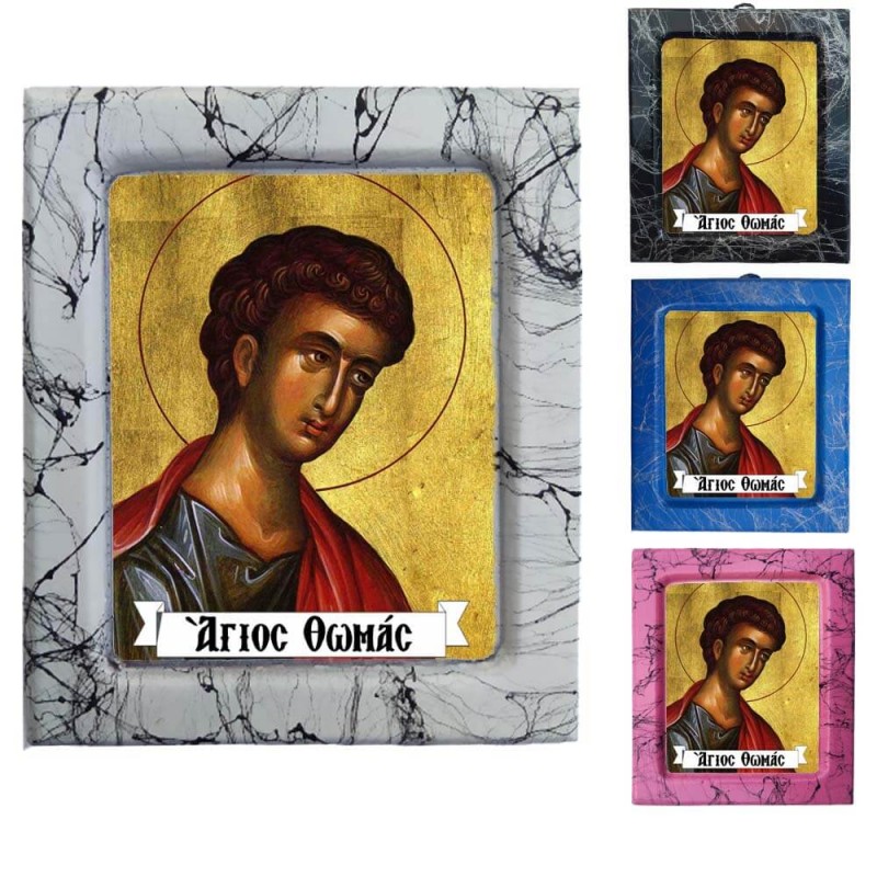 Άγιος Θωμάς - Κεραμική Εικονούλα Τεχνοτροπίας 