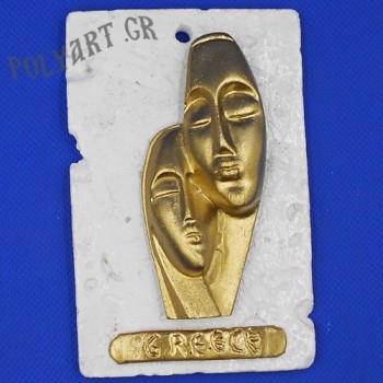 Κυκλαδίτικο Είδωλο Άνδρας Γυναίκα (Διακοσμητικό Τοίχου)