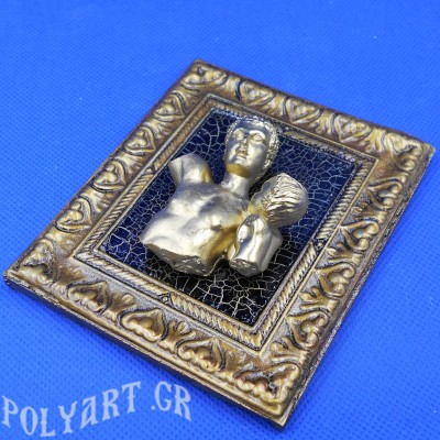 Ερμής του Πραξιτέλη  Επίχρυση Κορνίζα Μινιατούρα