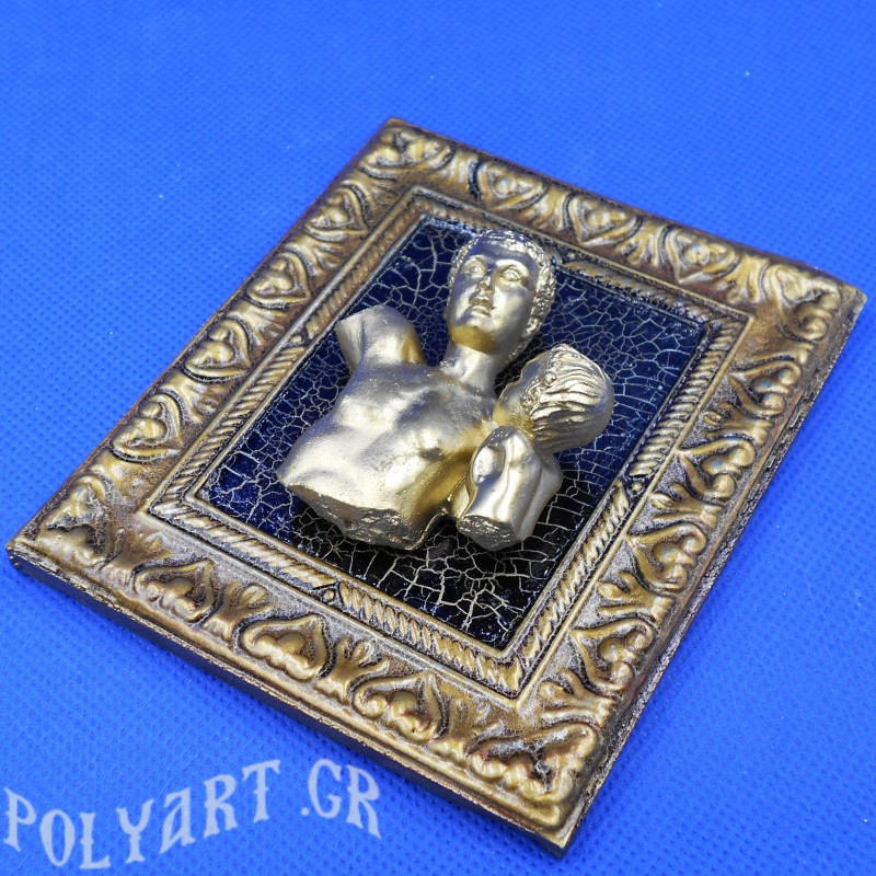 Ερμής του Πραξιτέλη  Επίχρυση Κορνίζα Μινιατούρα