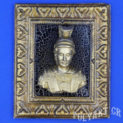 Μέγας Αλέξανδρος  Επίχρυση Κορνίζα 