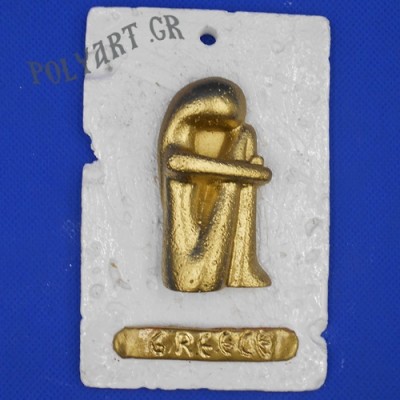 Είδωλο Σκεπτόμενη Γυναικεία Μορφή