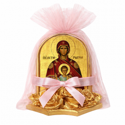 Μπομπονιέρα - Εικονίδιο με λουλούδια 