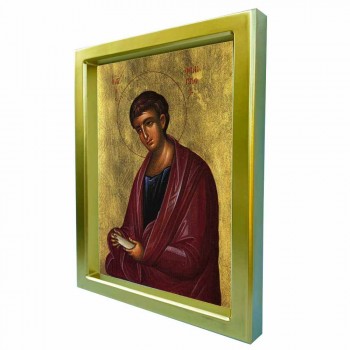 ΑΓΙΟΣ ΦΙΛΙΠΠΟΣ - Χρυσή Κεραμική Εικόνα Πολυτελείας 25cm