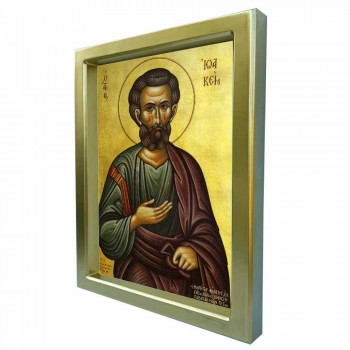 ΑΓΙΟΣ ΙΩΑΚΕΙΜ - Χρυσή Κεραμική Εικόνα Πολυτελείας 25cm