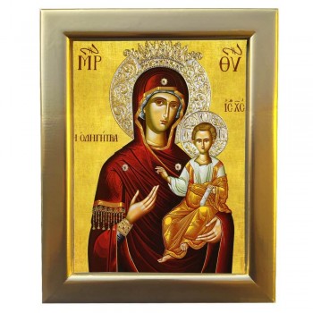 ΠΑΝΑΓΙΑ ΟΔΗΓΗΤΡΙΑ - Επίχρυση Ξύλινη εικόνα 29cm