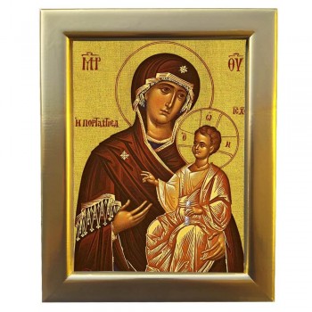 ΠΑΝΑΓΙΑ ΠΟΡΤΑΪΤΙΣΣΑ - Επίχρυση Ξύλινη εικόνα 29cm