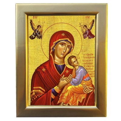 ΠΑΝΑΓΙΑ ΘΕΟΤΟΚΟΣ - Επίχρυση Ξύλινη εικόνα 29cm