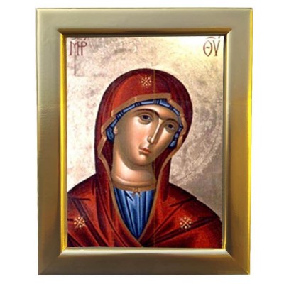 ΠΑΝΑΓΙΑ ΘΕΟΤΟΚΟΣ - Επίχρυση Ξύλινη εικόνα 29cm