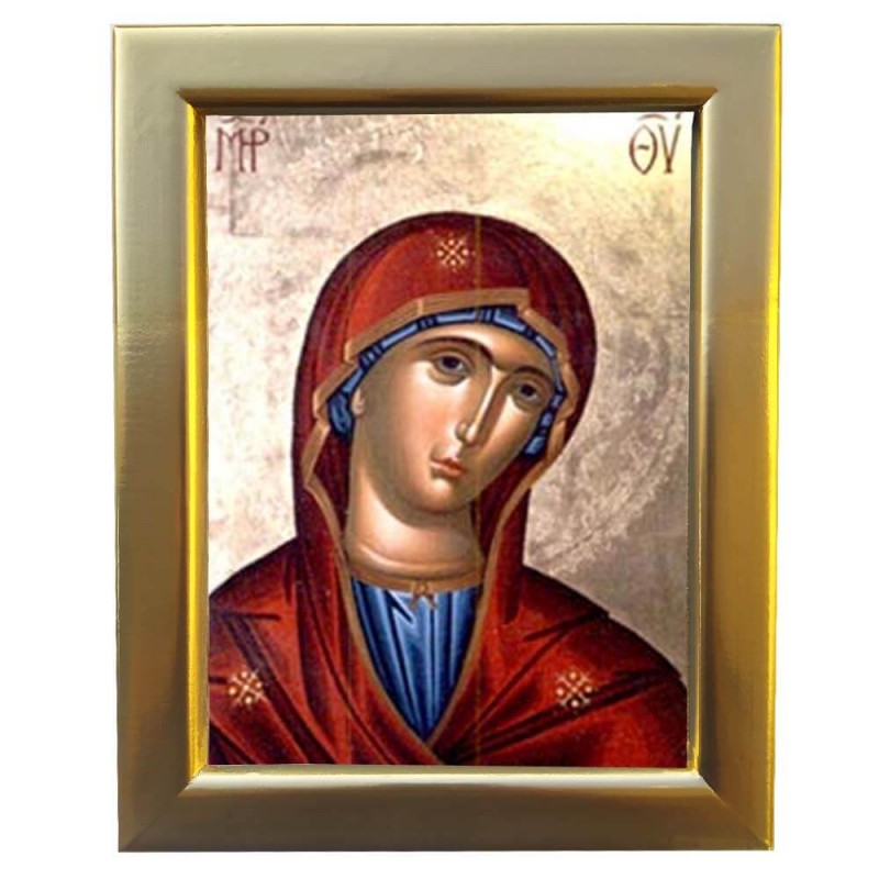 ΠΑΝΑΓΙΑ ΘΕΟΤΟΚΟΣ - Επίχρυση Ξύλινη εικόνα 29cm