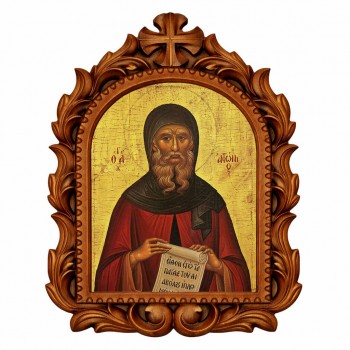 Άγιος Αντώνιος  - Οβάλ Ξυλόγλυπτη 39cm 