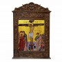 Σταυρωση Χριστου - Βυζαντινή Ξυλόγλυπτη 40cm