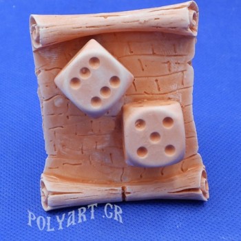 Κυβεία ή Ζάρια - Μαγνητάκι Ψυγείου