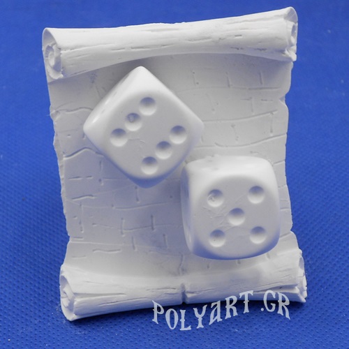 Κυβεία ή Ζάρια - Μαγνητάκι Ψυγείου