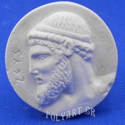 Δίας ή Ζευς - Στρογγυλό Μαγνητάκι ψυγείου