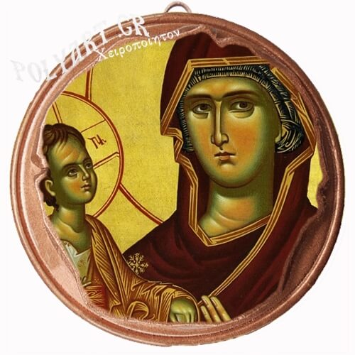 ΠΑΝΑΓΙΑ –Τριχερούσα  (Μαγνητάκι ή Επιτοίχιο)