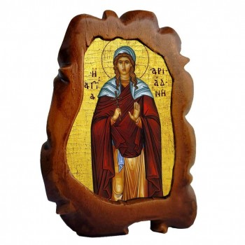 ΑΓΙΑ ΑΡΙΑΔΝΗ - Επιτραπέζια Κεραμική Εικονίτσα 