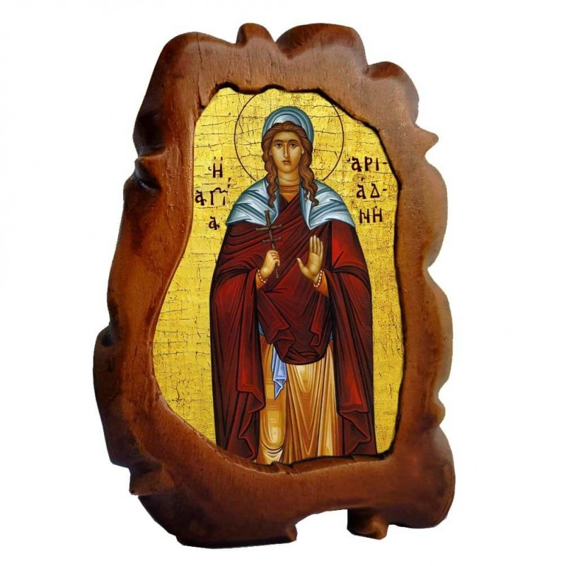 ΑΓΙΑ ΑΡΙΑΔΝΗ - Επιτραπέζια Κεραμική Εικονίτσα 