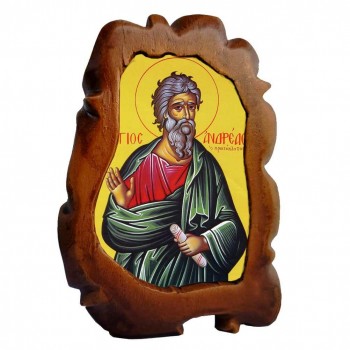 ΑΓΙΟΣ ΑΝΔΡΕΑΣ - Επιτραπέζια Κεραμική Εικονίτσα 