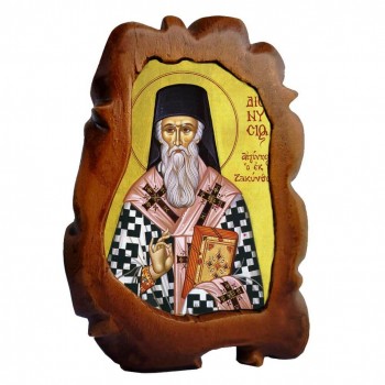 ΑΓΙΟΣ ΔΙΟΝΥΣΙΟΣ - Επιτραπέζια Κεραμική Εικονίτσα 
